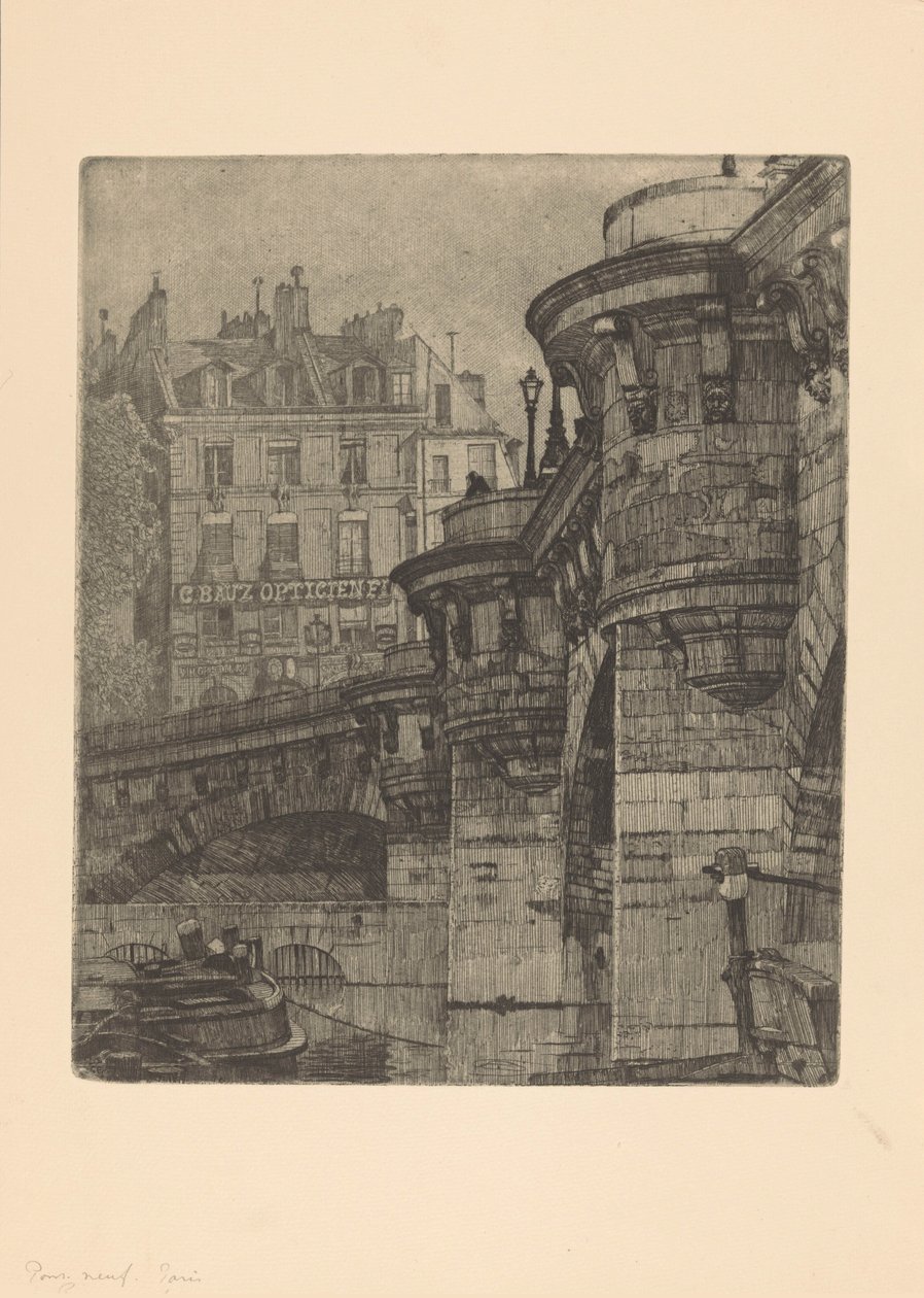 Pont Neuf v Paříži od Martin Monnickendam