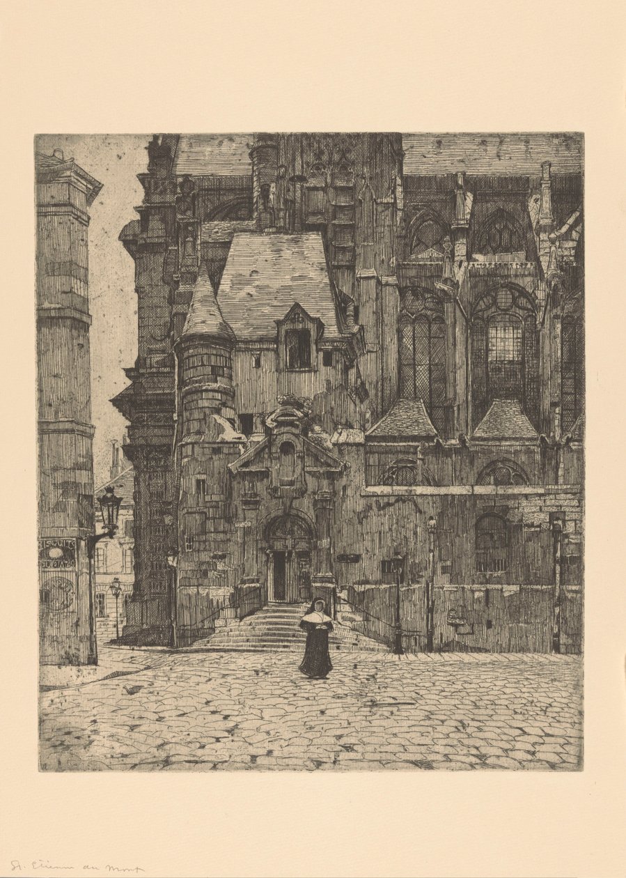 Saint-Étienne-du-Mont v Paříži od Martin Monnickendam