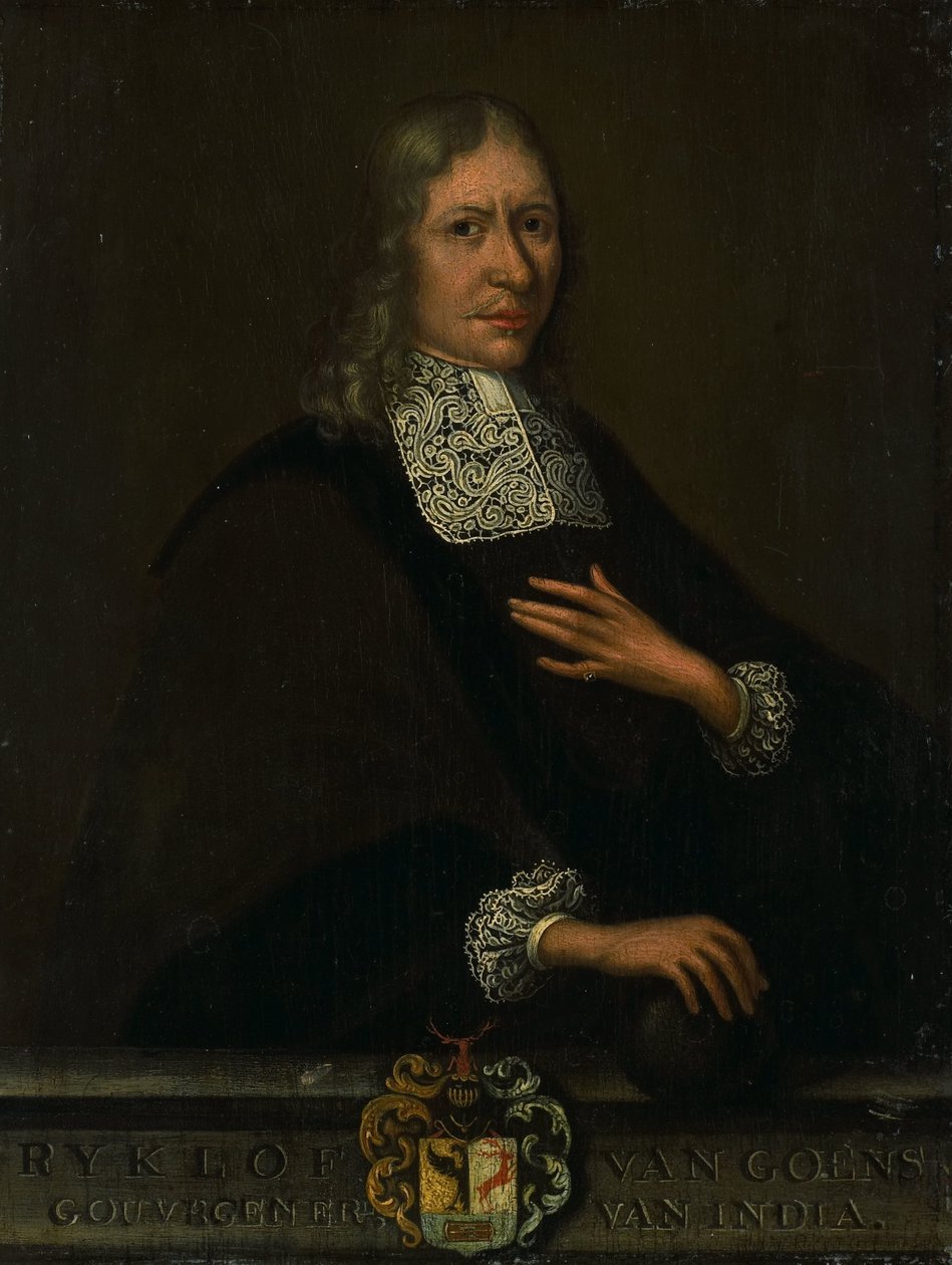 Portrét Rycklofa van Goense, generálního guvernéra Nizozemské Východoindické společnosti od Martin Palin (copy after)