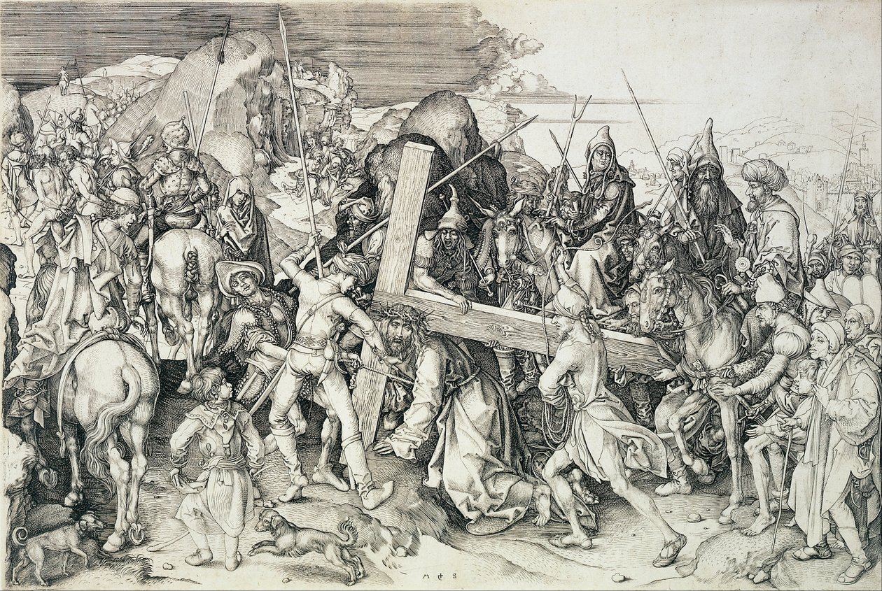 Kristus nesoucí svůj kříž od Martin Schongauer
