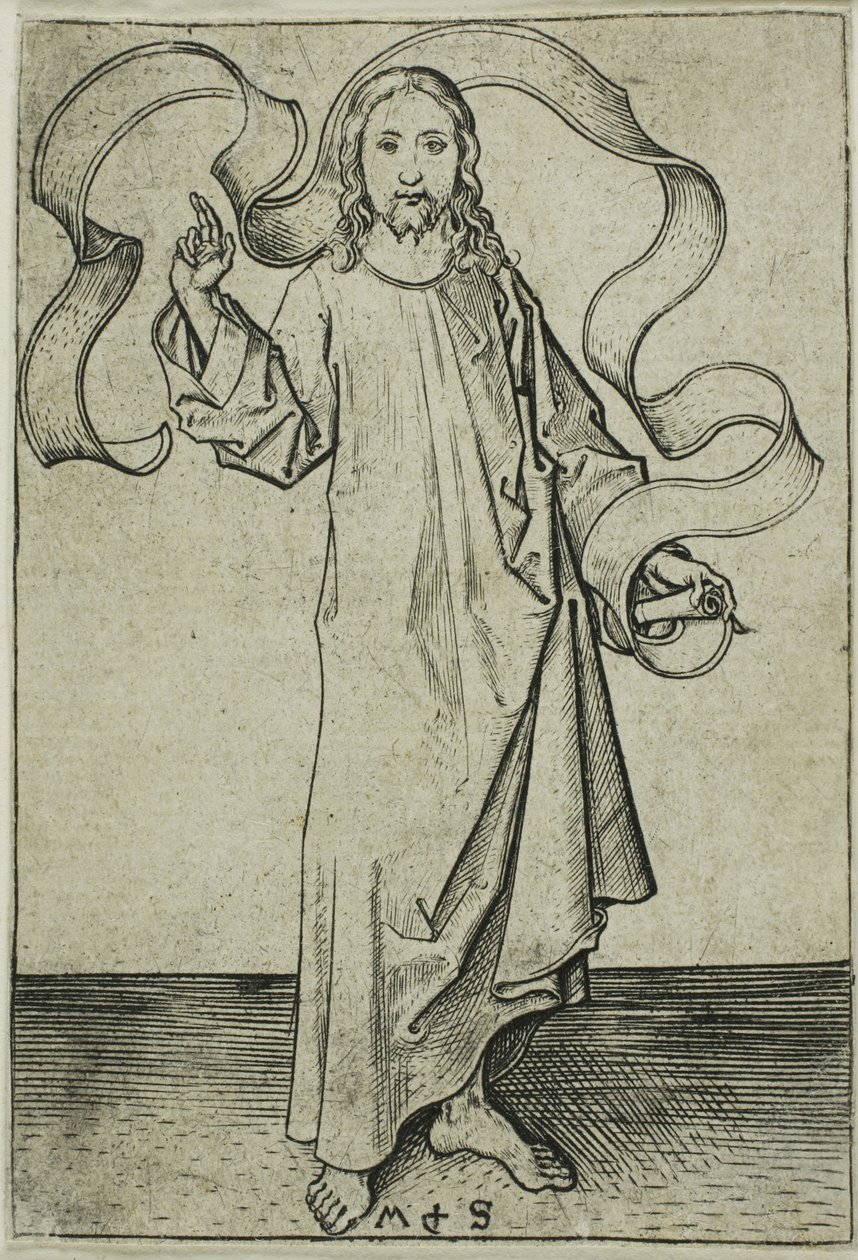 Kristovo požehnání od Martin Schongauer