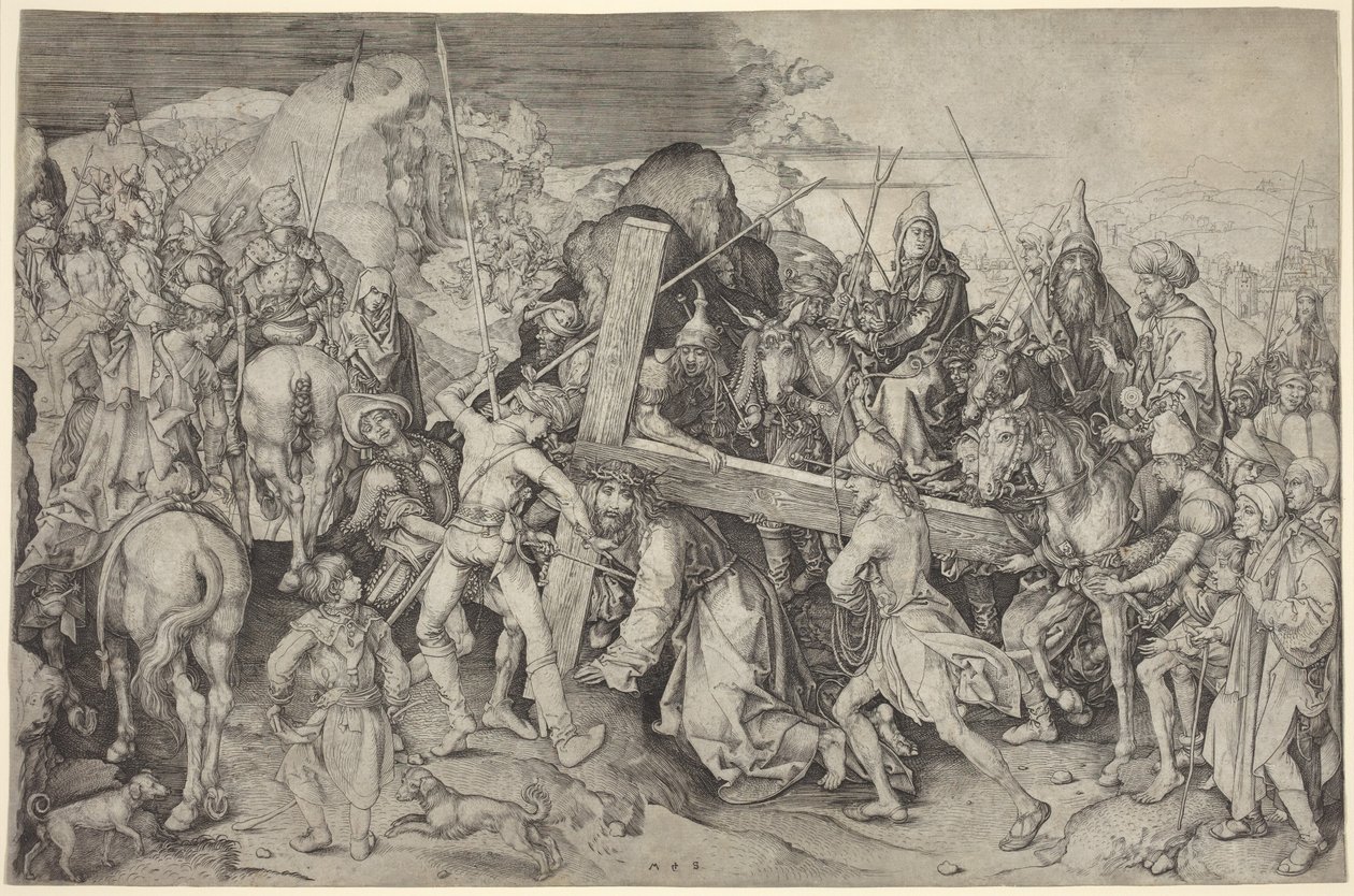 Kristus nesoucí kříž od Martin Schongauer
