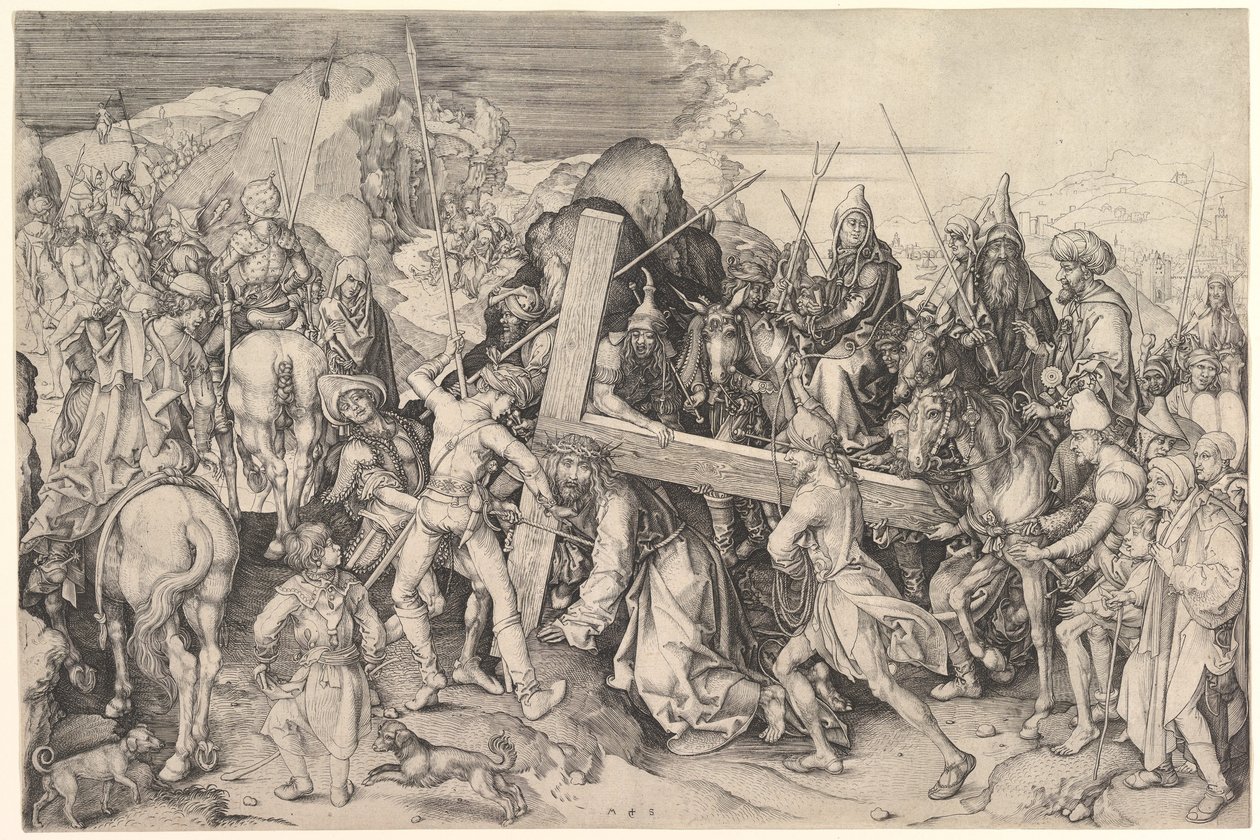 Kristus nesoucí kříž, ca. 1475-80. od Martin Schongauer