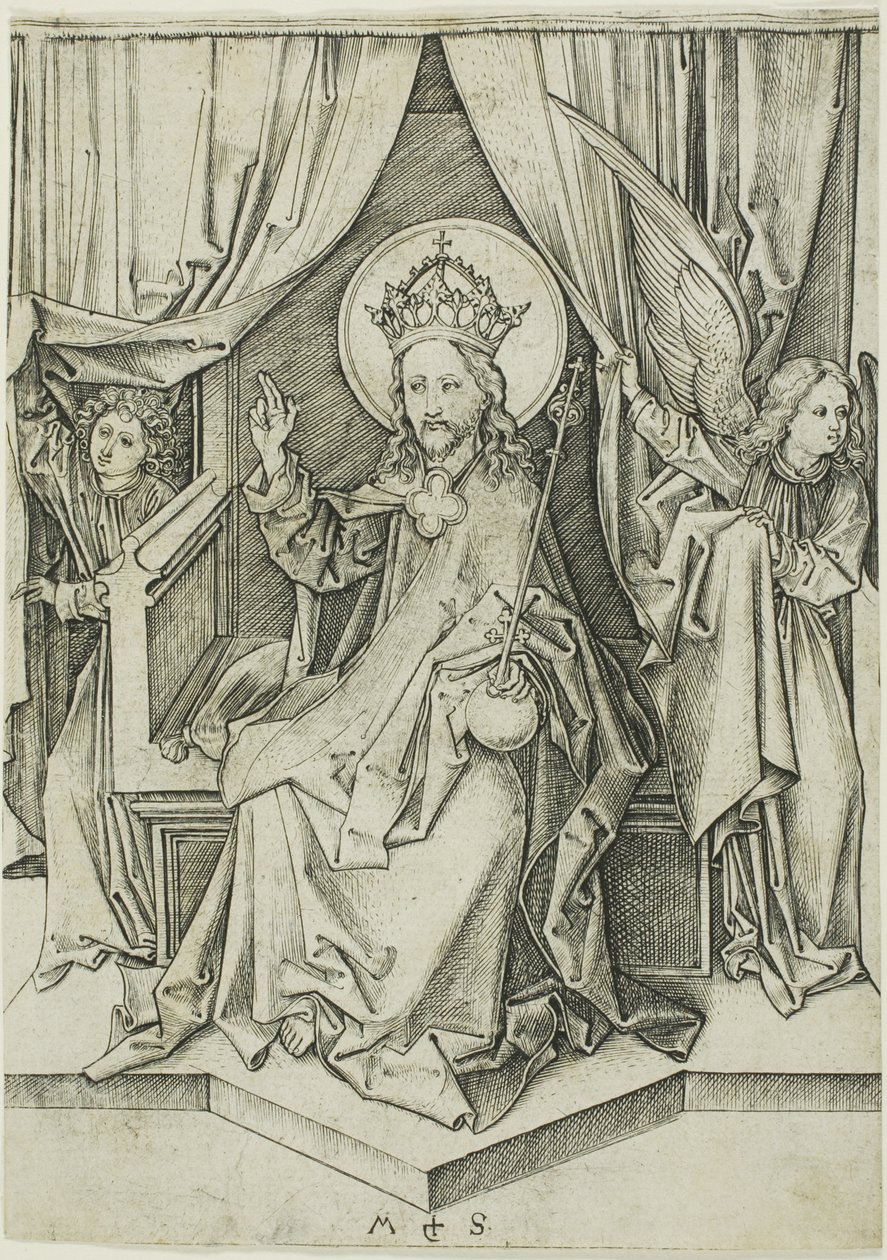 Kristus na trůně od Martin Schongauer