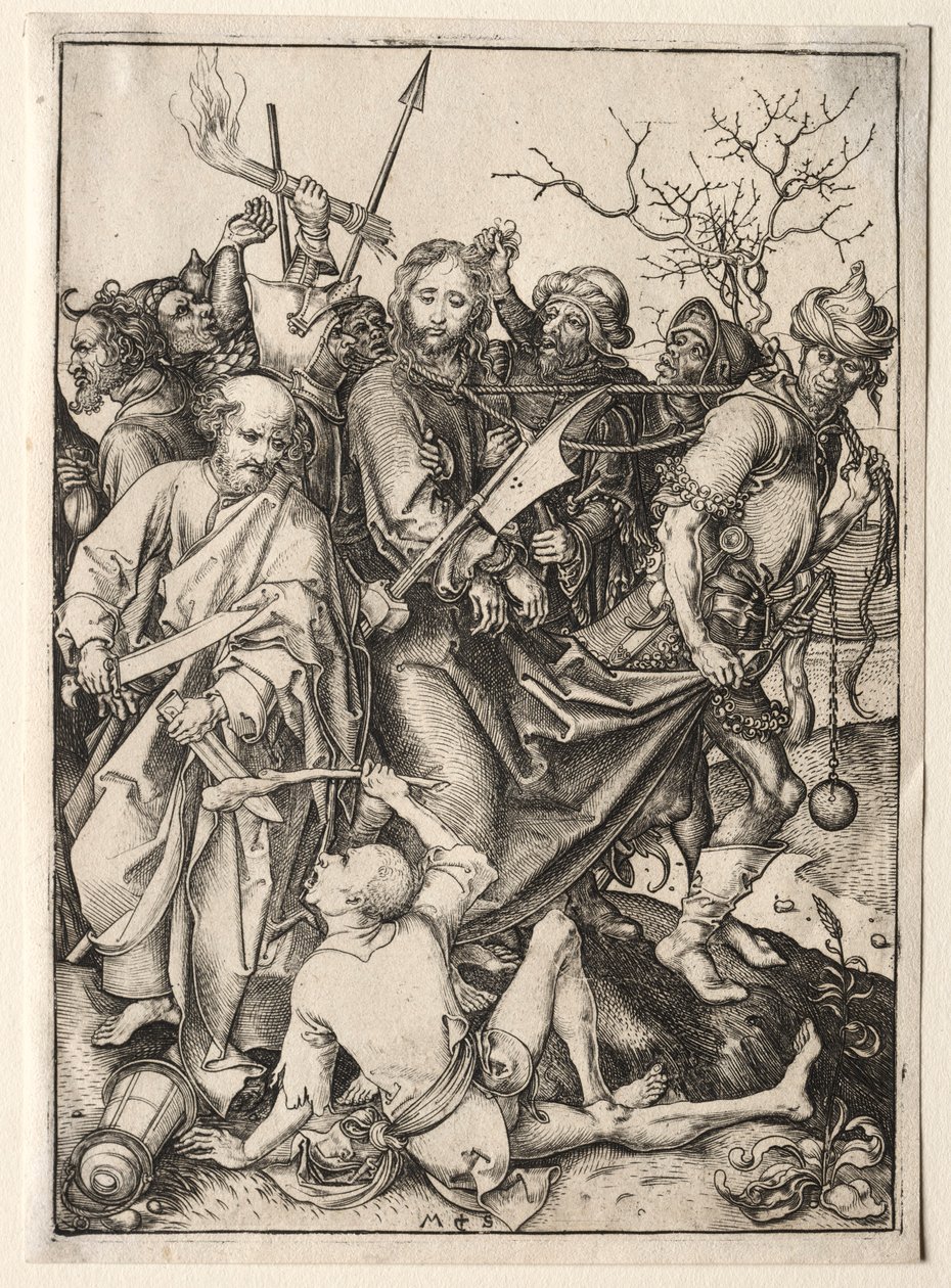 Kristus zajatý. od Martin Schongauer