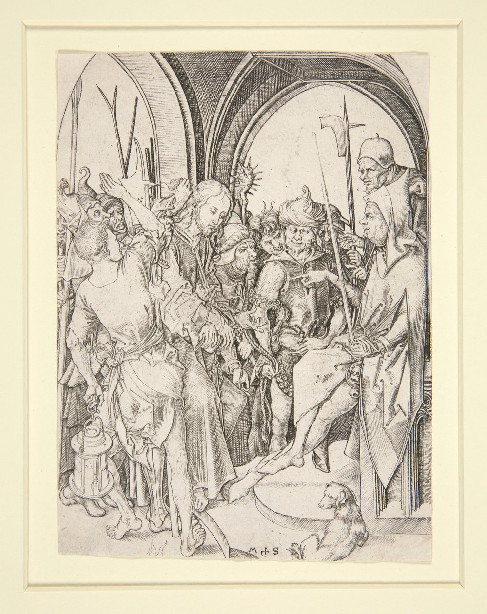 Kristus před Annášem od Martin Schongauer
