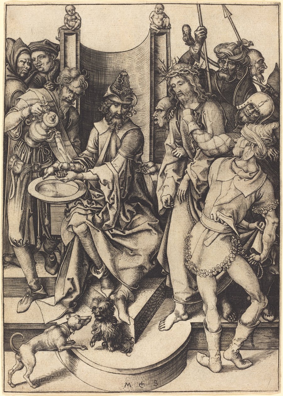 Kristus před Pilátem od Martin Schongauer