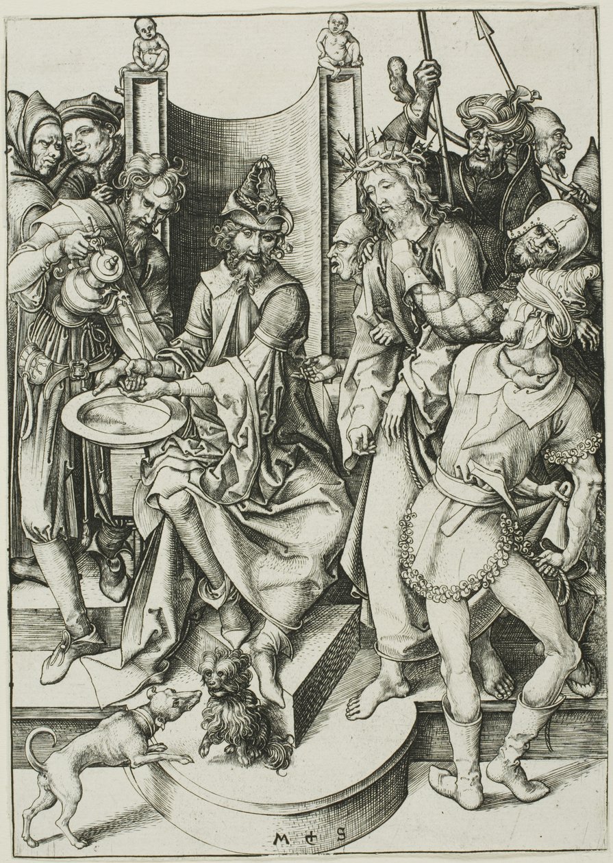 Kristus před Pilátem od Martin Schongauer