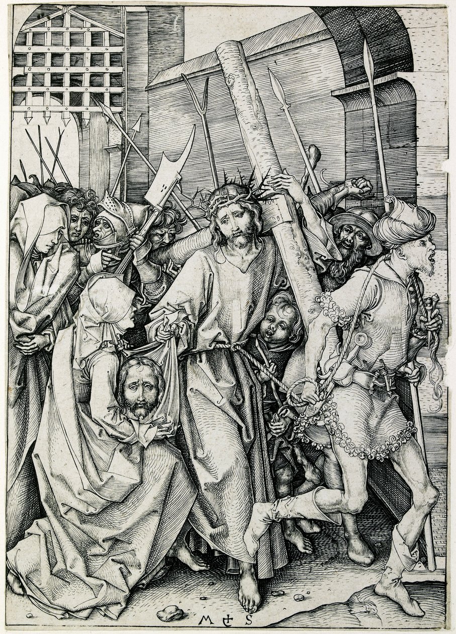 Kristus nesoucí kříž, konec 15. století od Martin Schongauer
