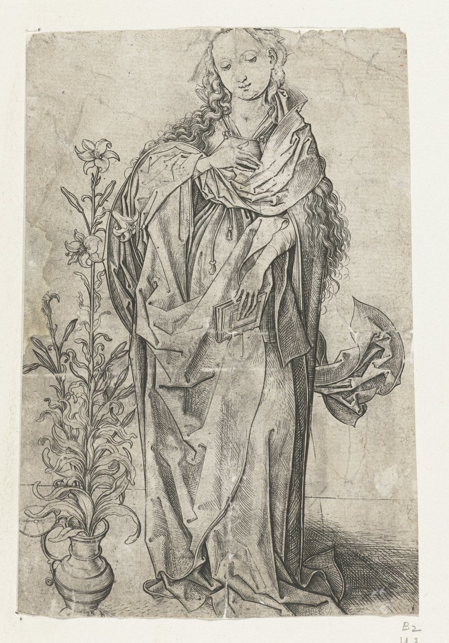 Panna Marie Zvěstování (název seriálu) od Martin Schongauer