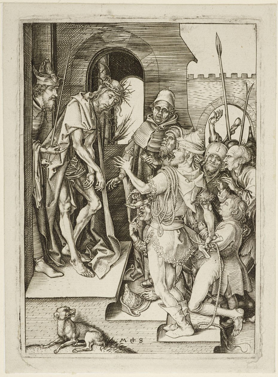 Umučení Krista - Představení Krista (Ecce Homo) od Martin Schongauer