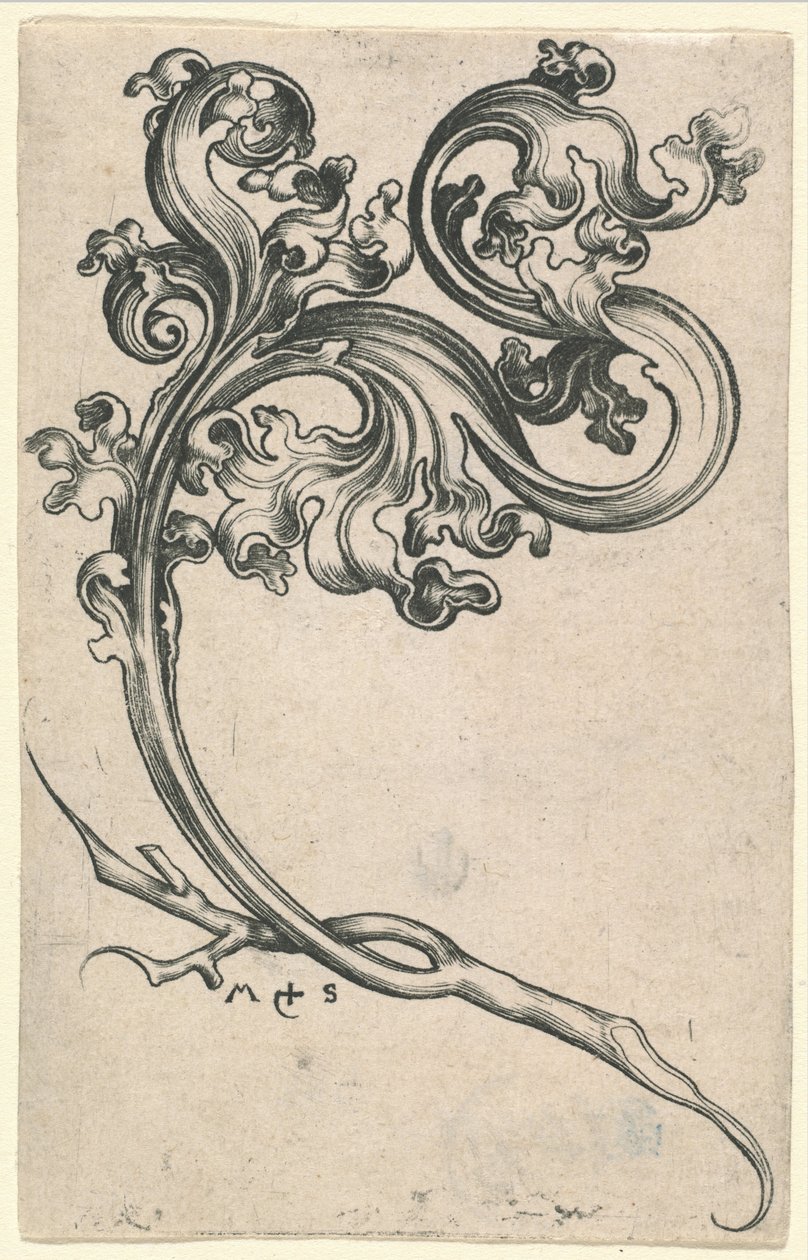 List Ornament od Martin Schongauer