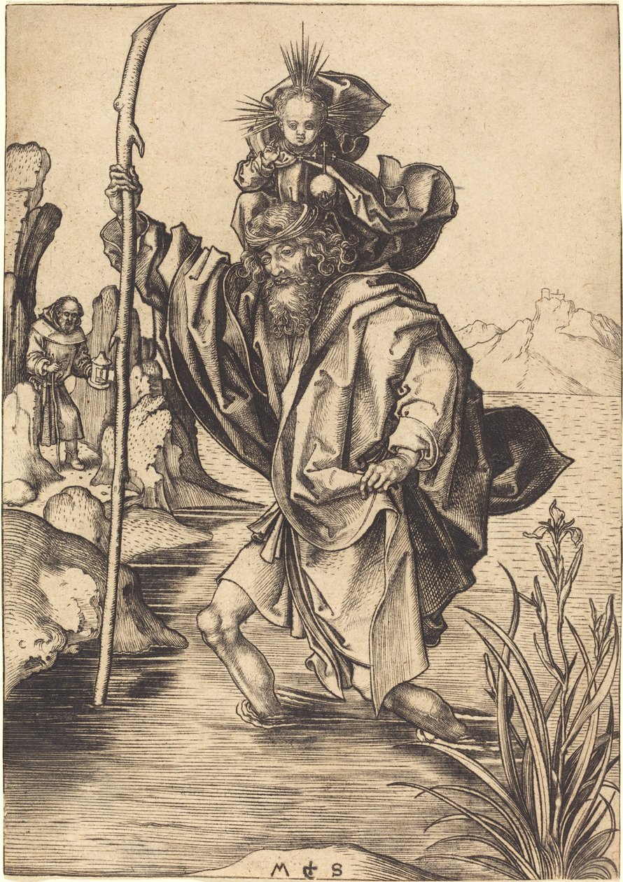 Svatý Kryštof od Martin Schongauer
