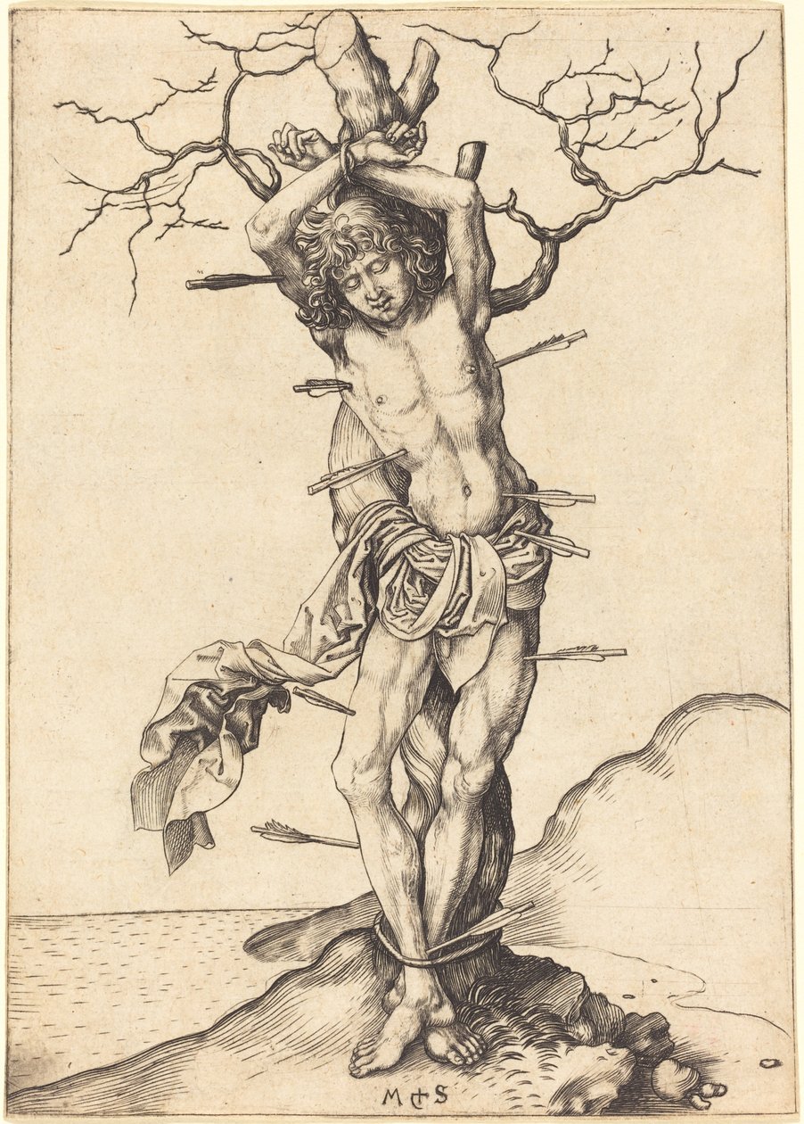 Svatý Šebestián od Martin Schongauer