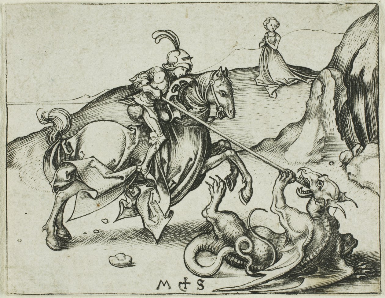 Svatý Jiří od Martin Schongauer