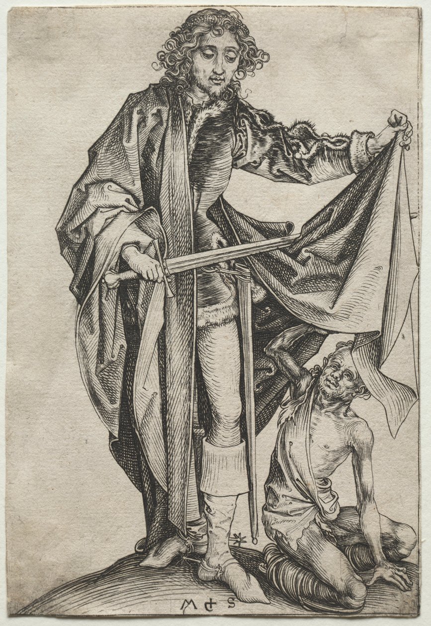 Svatý Martin. od Martin Schongauer