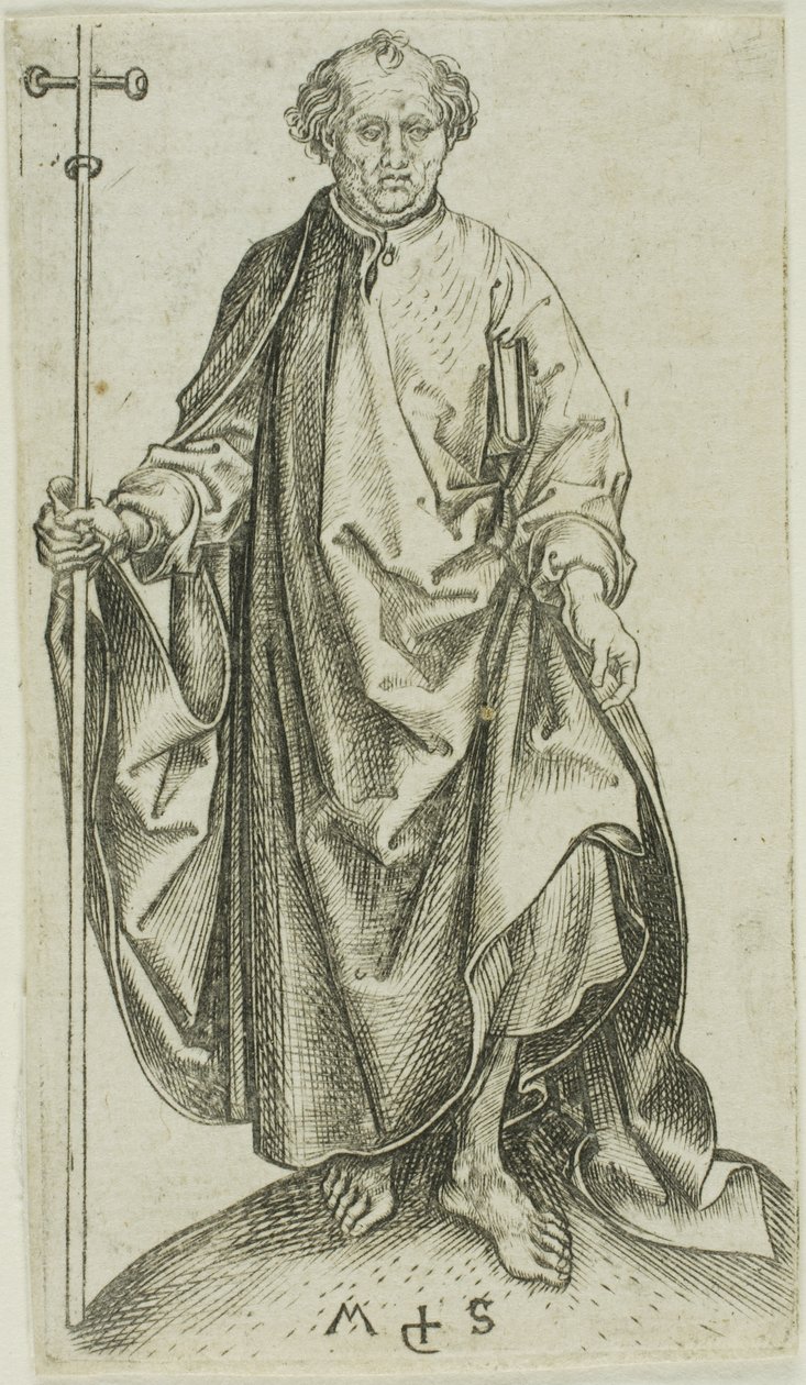 Svatý Filip, z knihy Apoštolové od Martin Schongauer