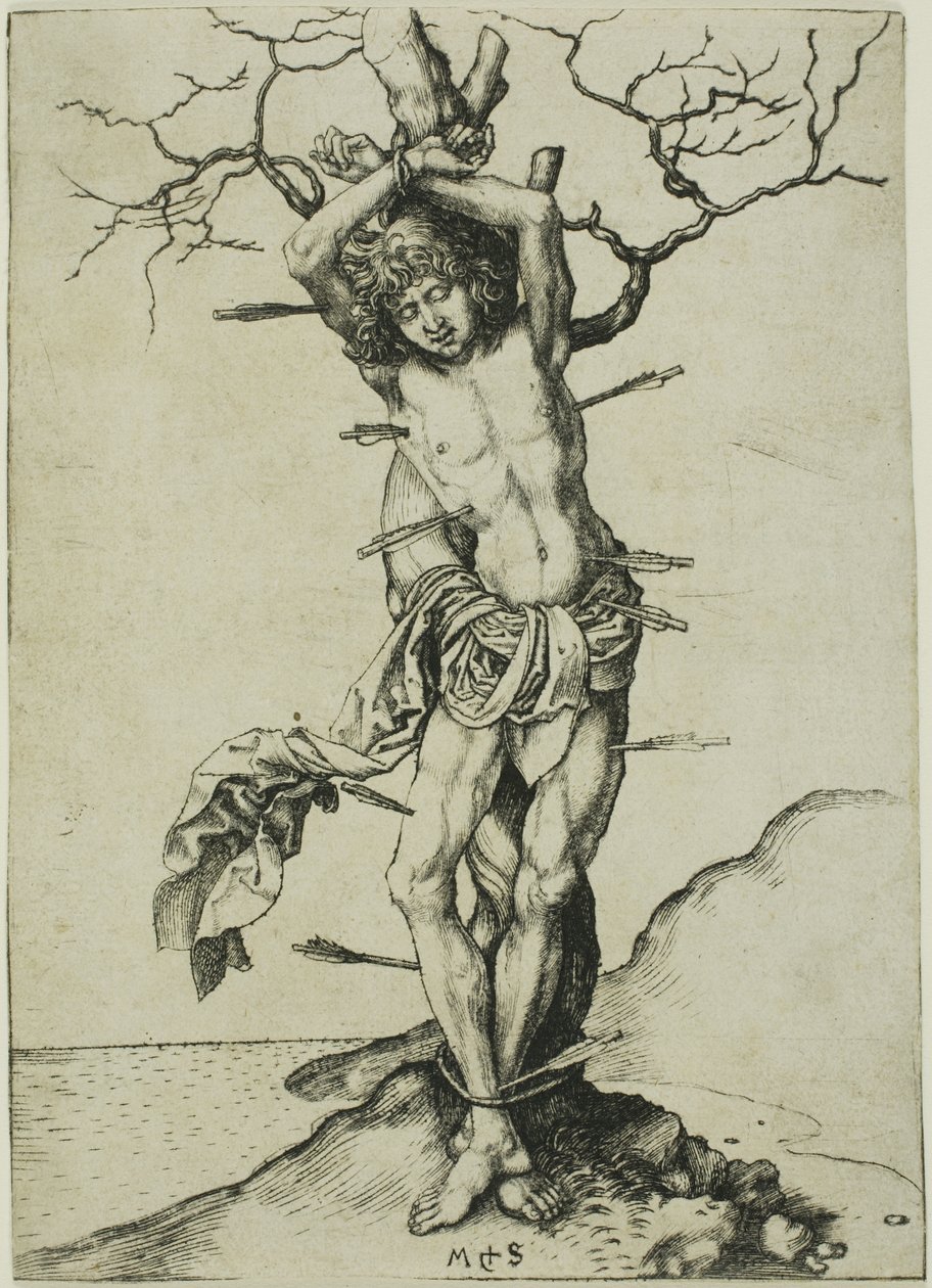 Svatý Šebestián od Martin Schongauer