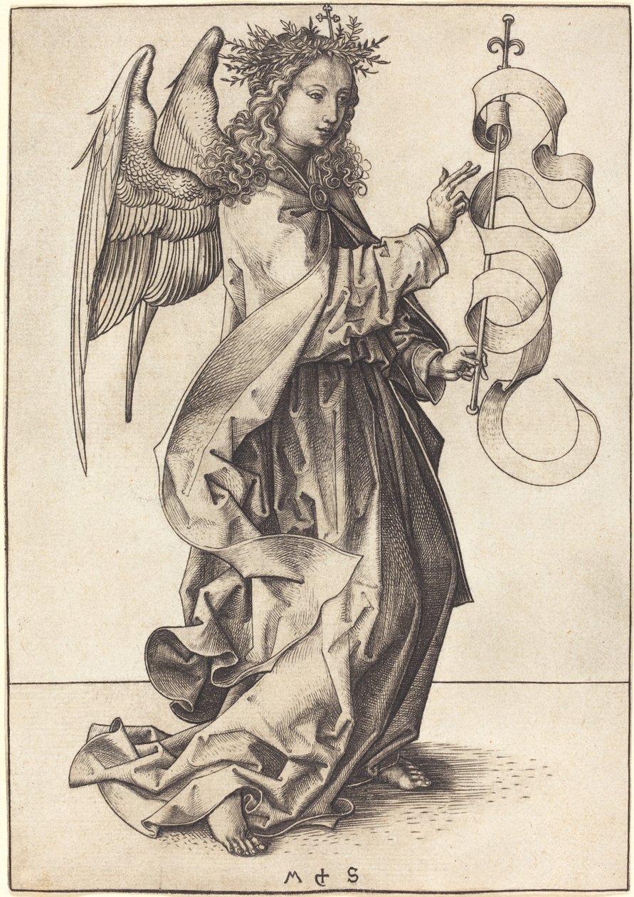Archanděl Gabriel od Martin Schongauer
