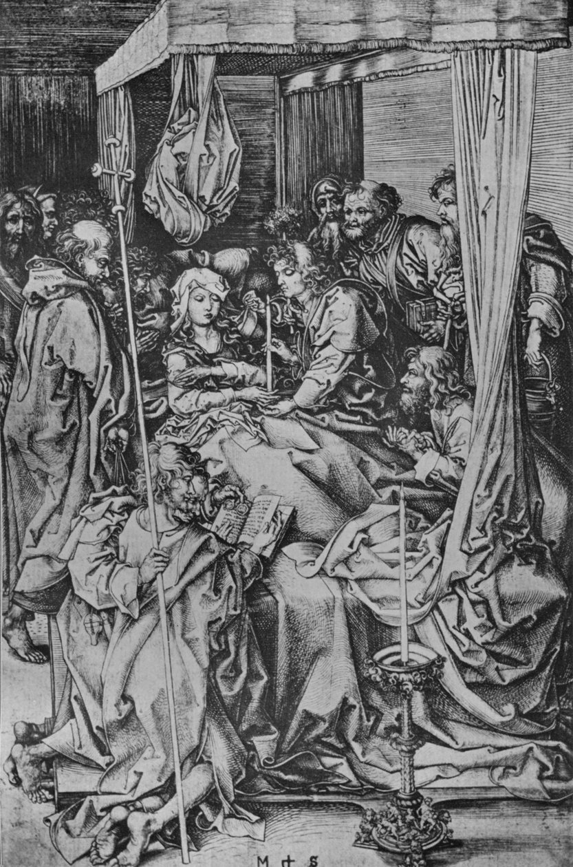 Smrt Panny, c1475 od Martin Schongauer