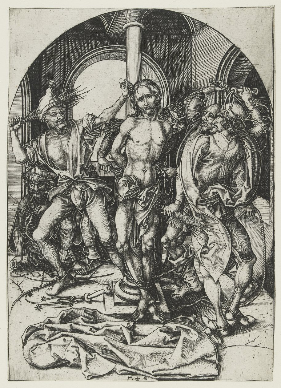 Bičování od Martin Schongauer