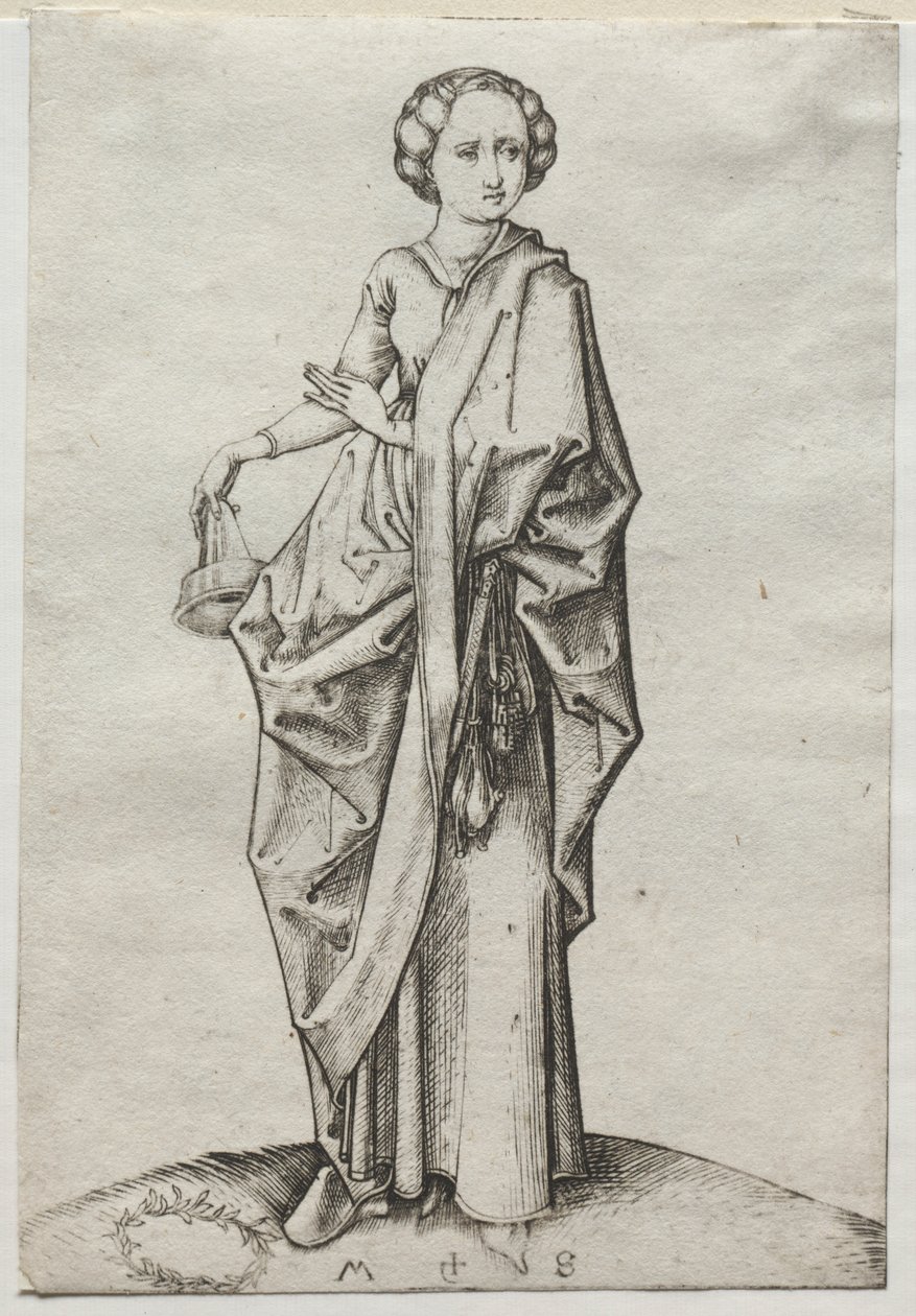 Čtvrtá z pošetilých panen od Martin Schongauer
