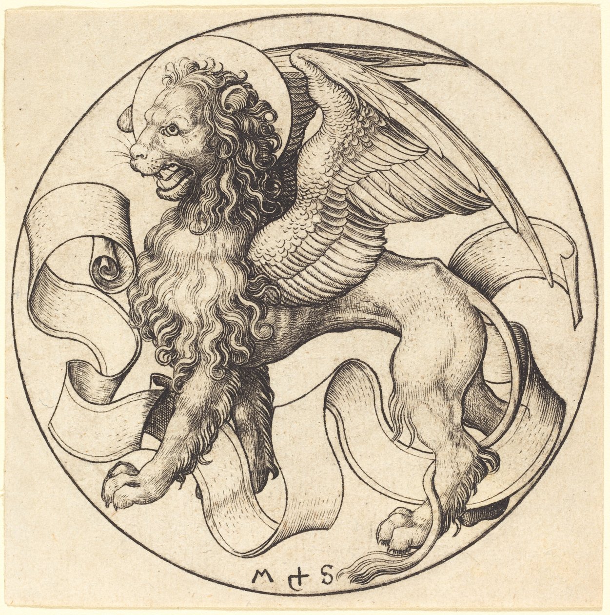 Lev svatého Marka od Martin Schongauer