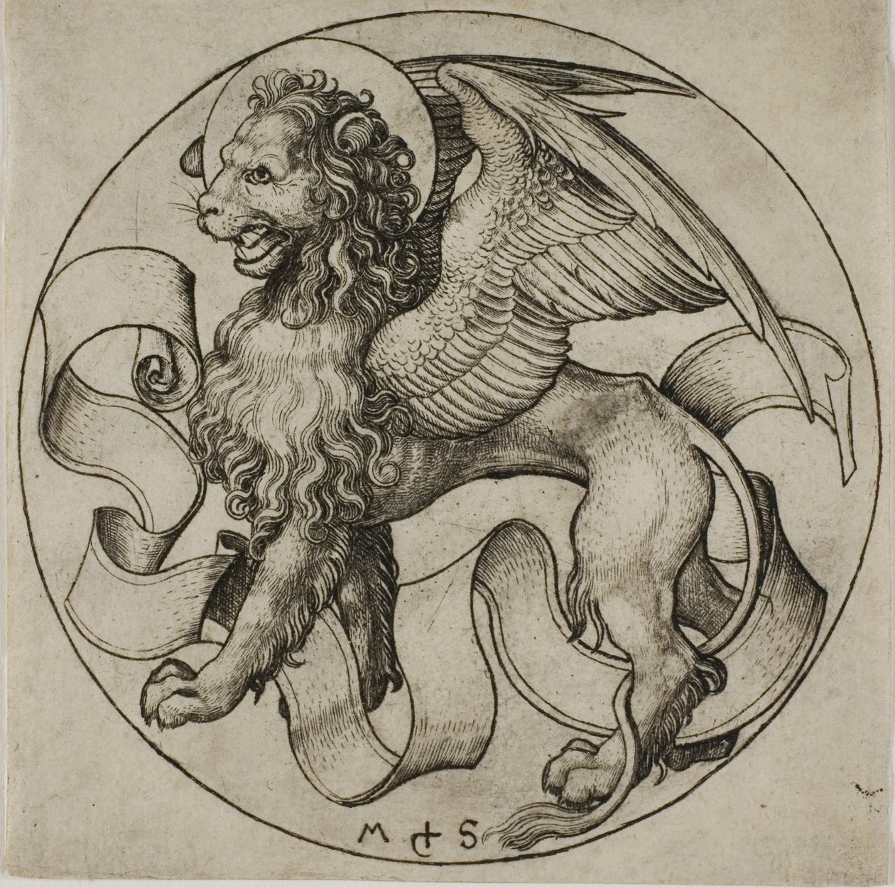 Lev svatého Marka od Martin Schongauer