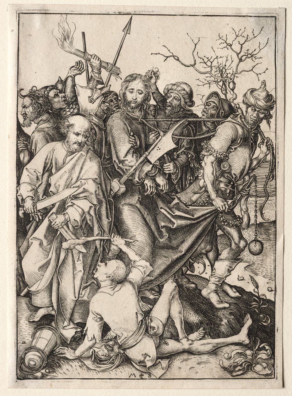 Umučení: Kristus zajatý od Martin Schongauer