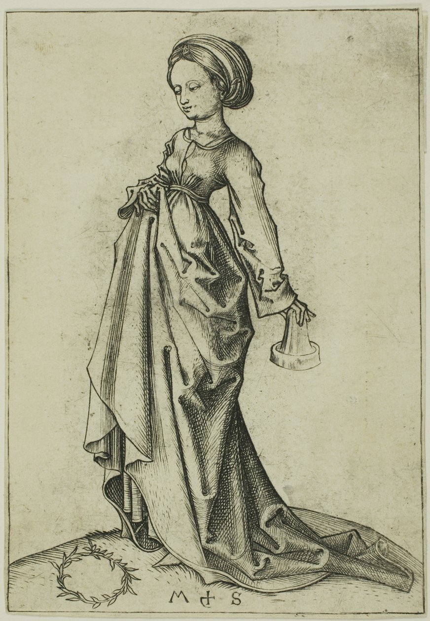 Druhá bláznivá panna od Martin Schongauer