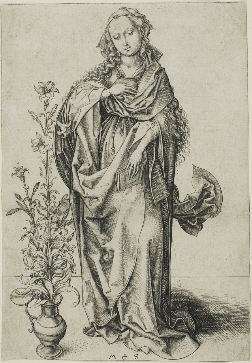 Panna zvěstování od Martin Schongauer