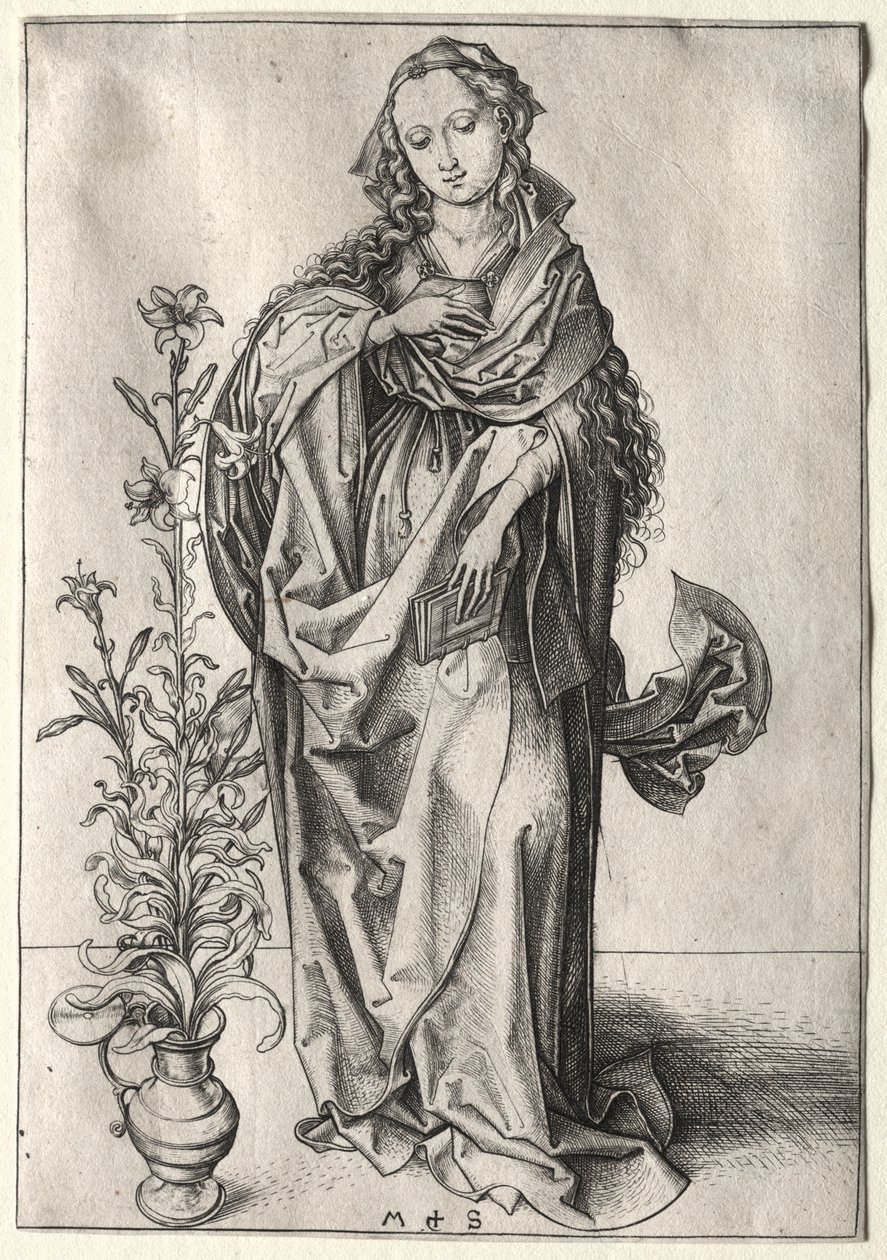 Panna zvěstování od Martin Schongauer