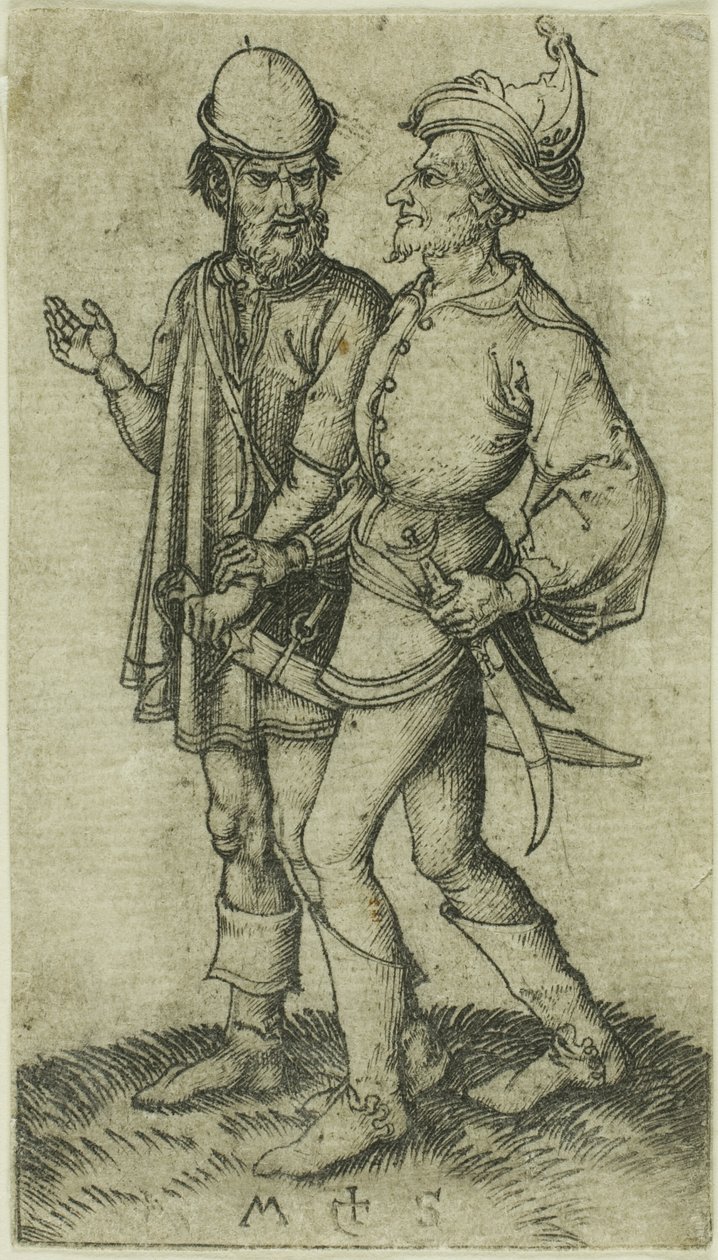 Dva Maurové v rozhovoru od Martin Schongauer