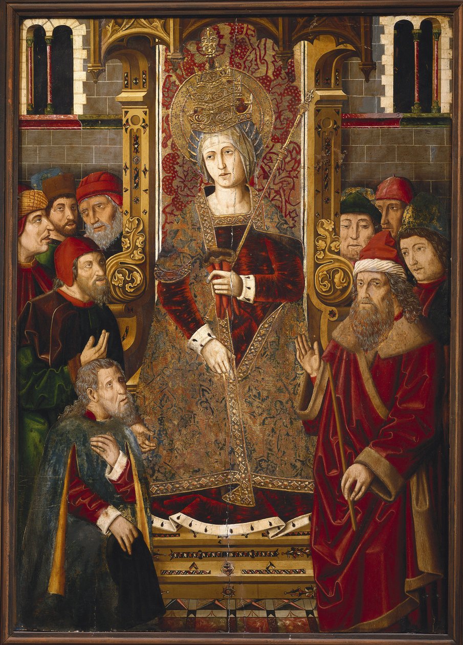 Svatá Helena od Martin & Ximenez Miguel (fl.1466 1505) Bernat
