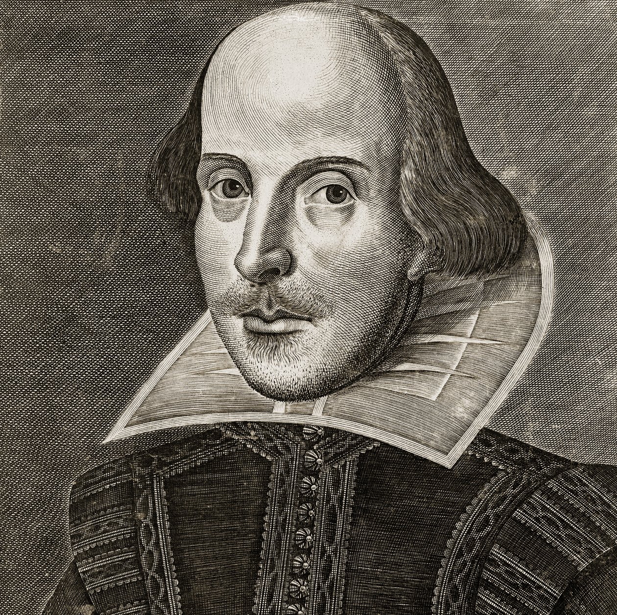 Portrét Williama Shakespeara od Martina Droeshouta od Martin the elder Droeshout