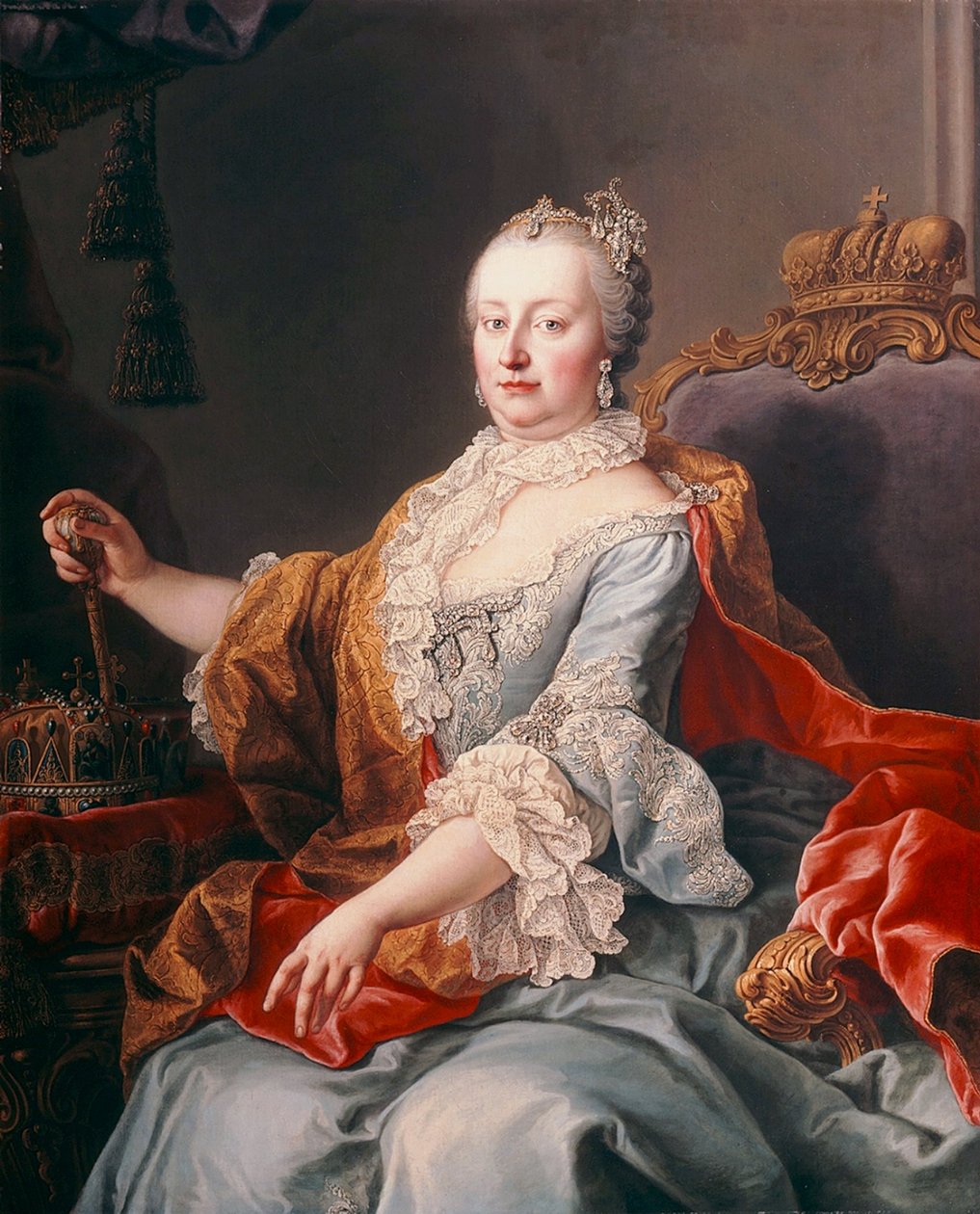 Marie Terezie Rakouská od Martin van Meytens