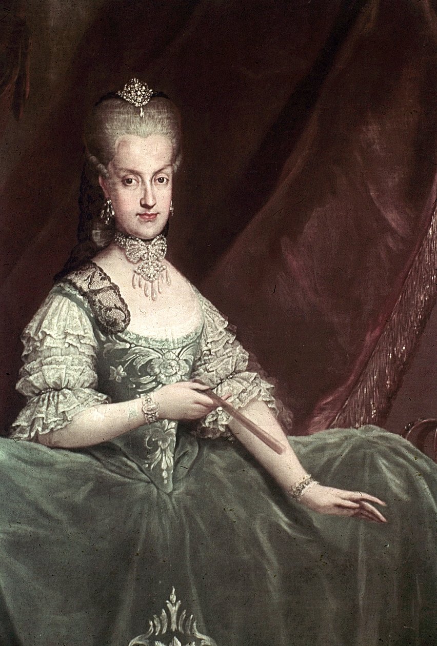 Portrét Marie Karolíny Rakouské od Martin van Meytens