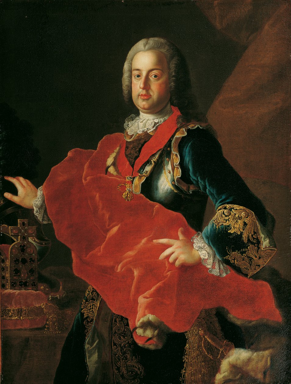 Císař František I. Štěpán Lotrinský od Martin van Meytens d. J.