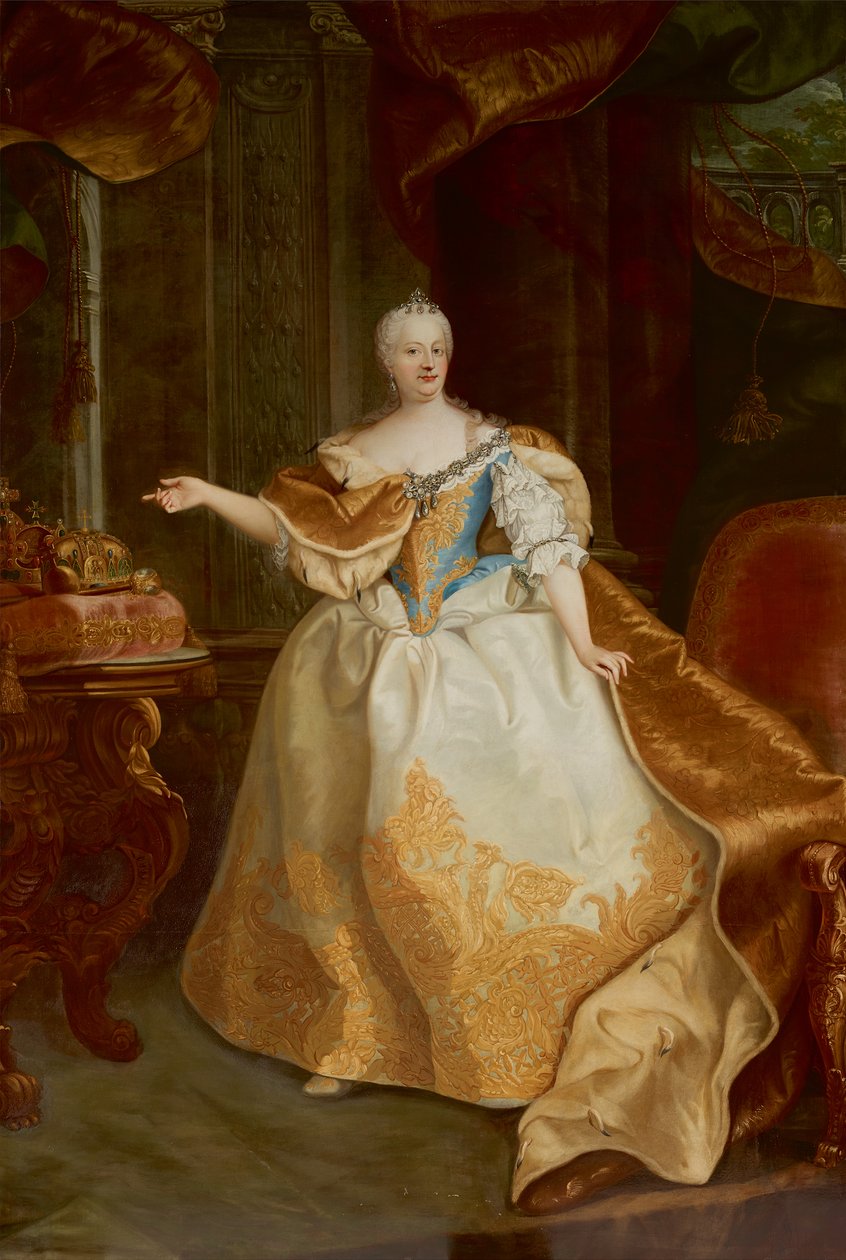 Kaiserova Marie Terezie od Martin van Meytens d. J.