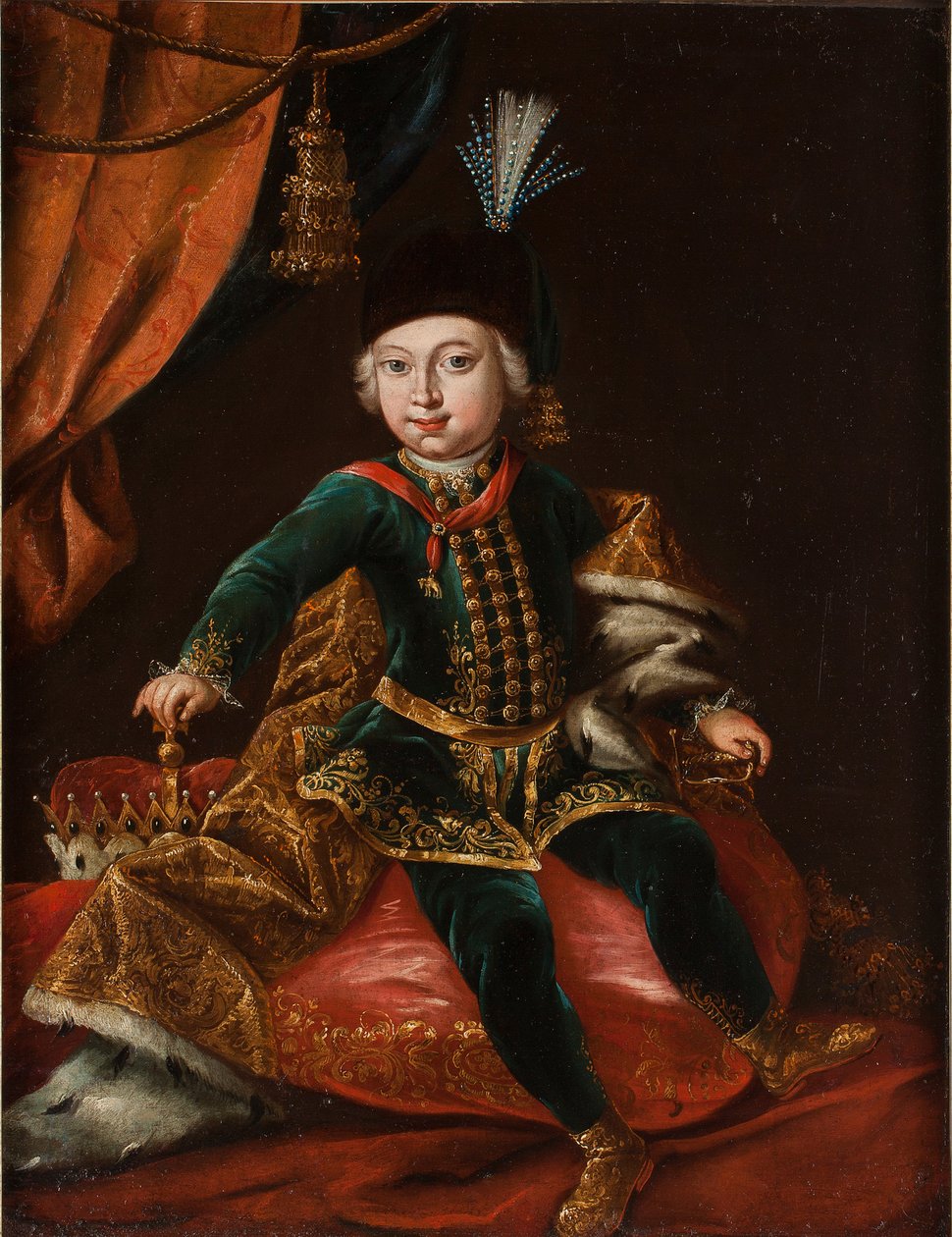 Portrét císaře Josefa II 1741-1790 jako dítě od Martin van Meytens the Younger