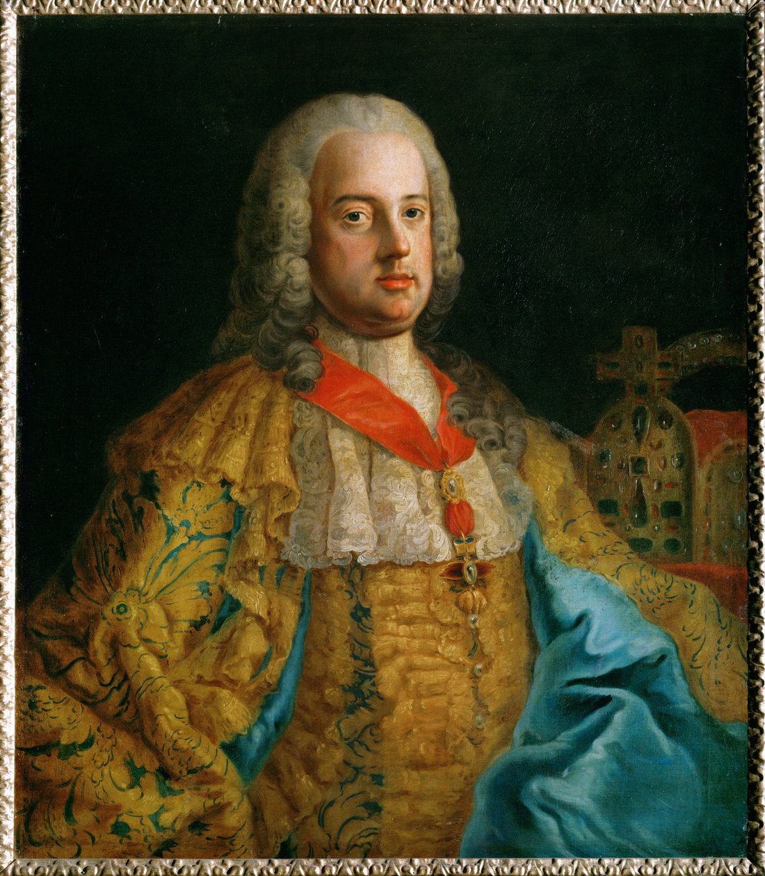 Císař František I. Štěpán, manžel císařovny Marie Terezie, vévoda lotrinský, velkovévoda toskánský... (olej na plátně) od Martin van Mytens or Meytens