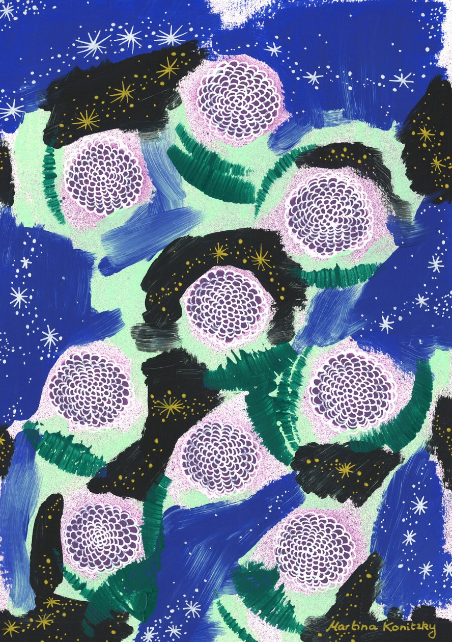 Camouflage Night Flowers (pocta Josephu von Eichendorff) od Martina Konitzky