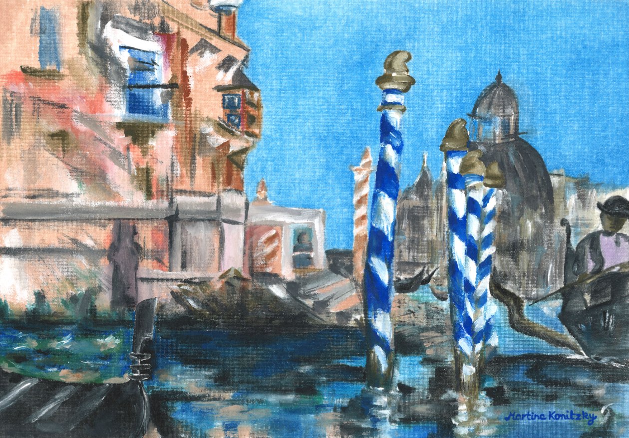 Canal Grande (Pocta Edouardovi Manetovi) od Martina Konitzky