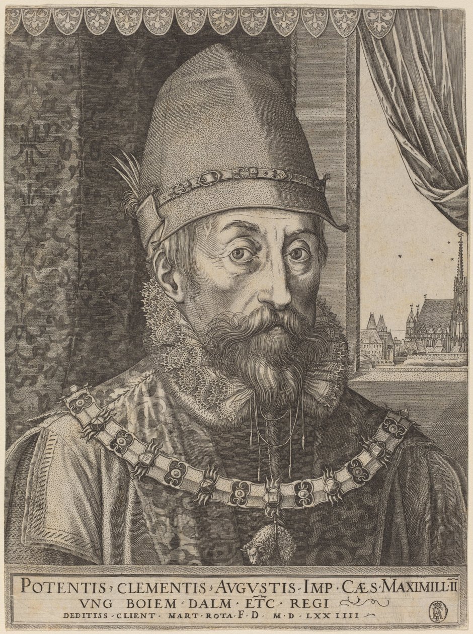 Císař Maxmilián II od Martino Rota