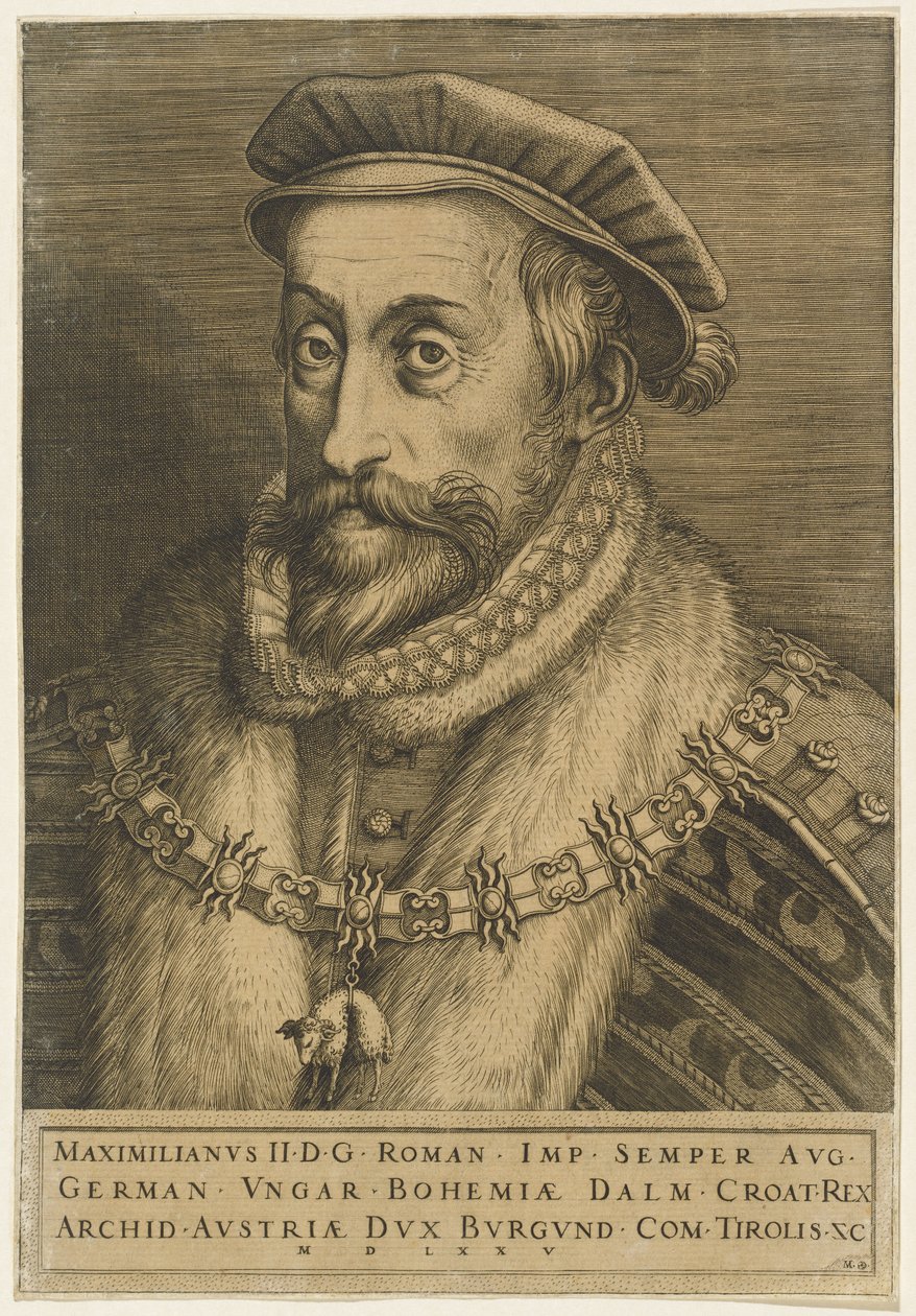 Maxmilián II., římský císař od Martino Rota