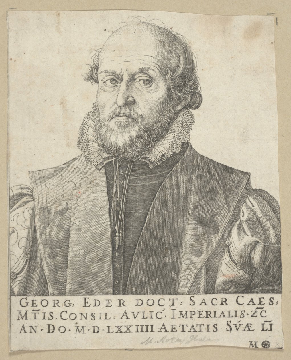 Portrét Georga Edera od Martino Rota