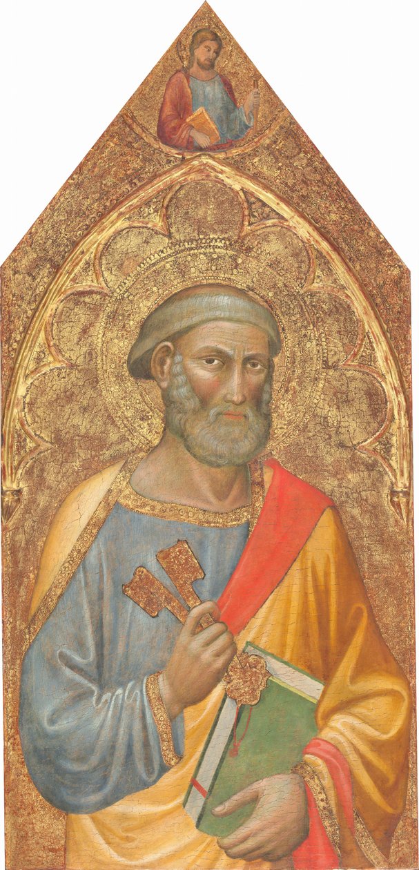 Svatý Petr se svatým Jakubem Majorem [levý panel] od Martino di Bartolomeo