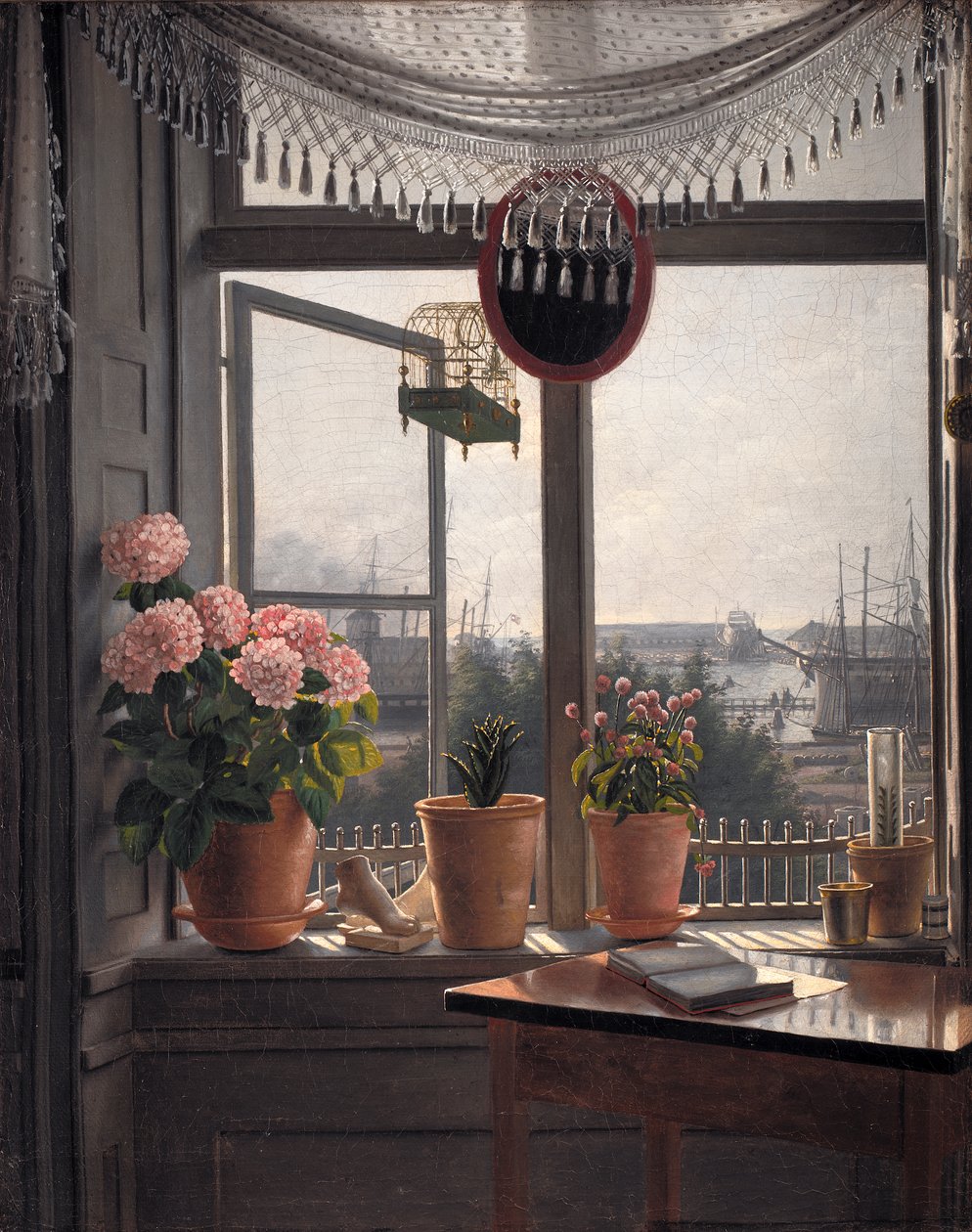 Pohled z umělcova pokoje, c.1825 od Martinus Rorbye