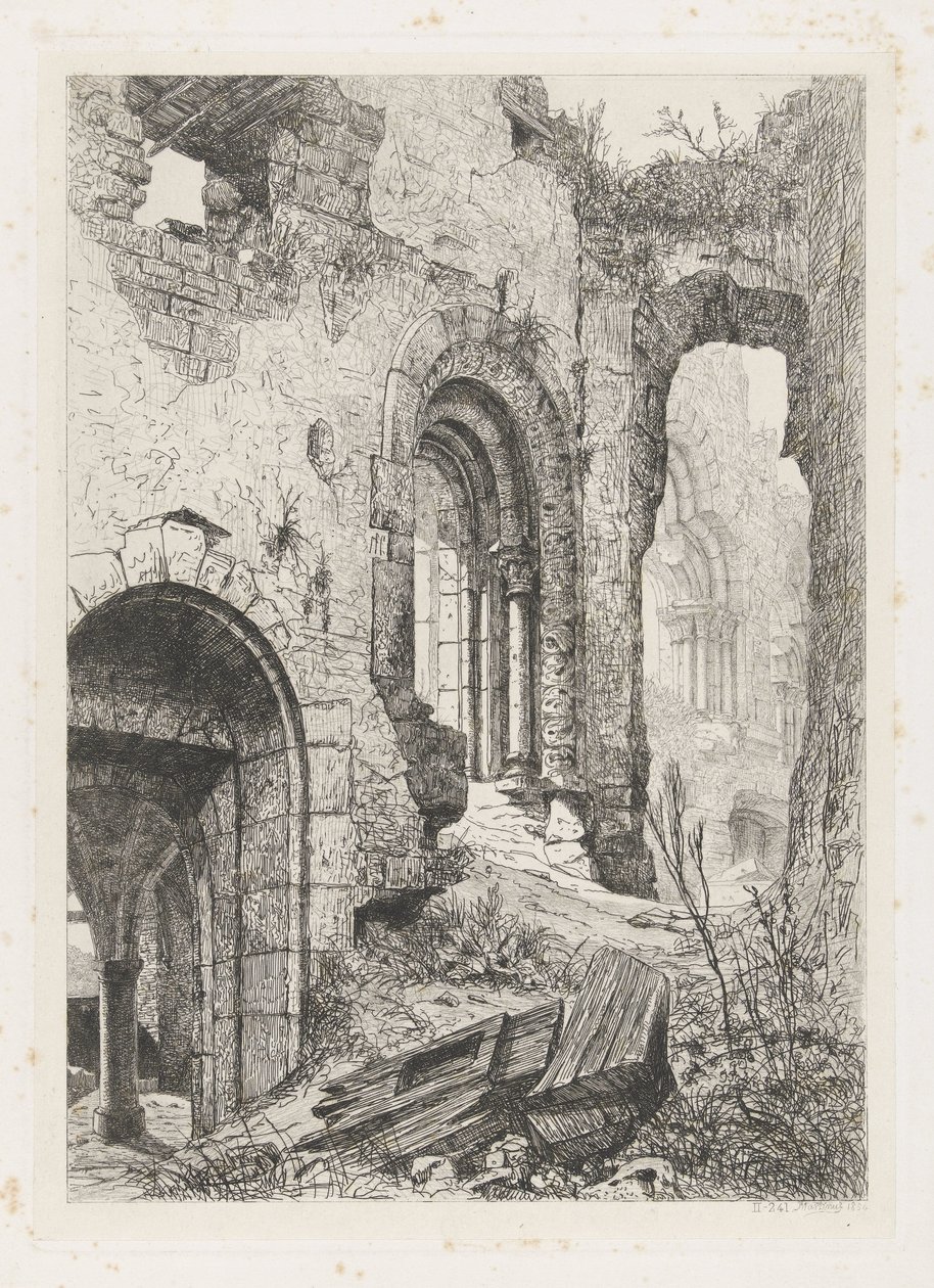 Hrad Vianden od Martinus Antonius Kuytenbrouwer jr.