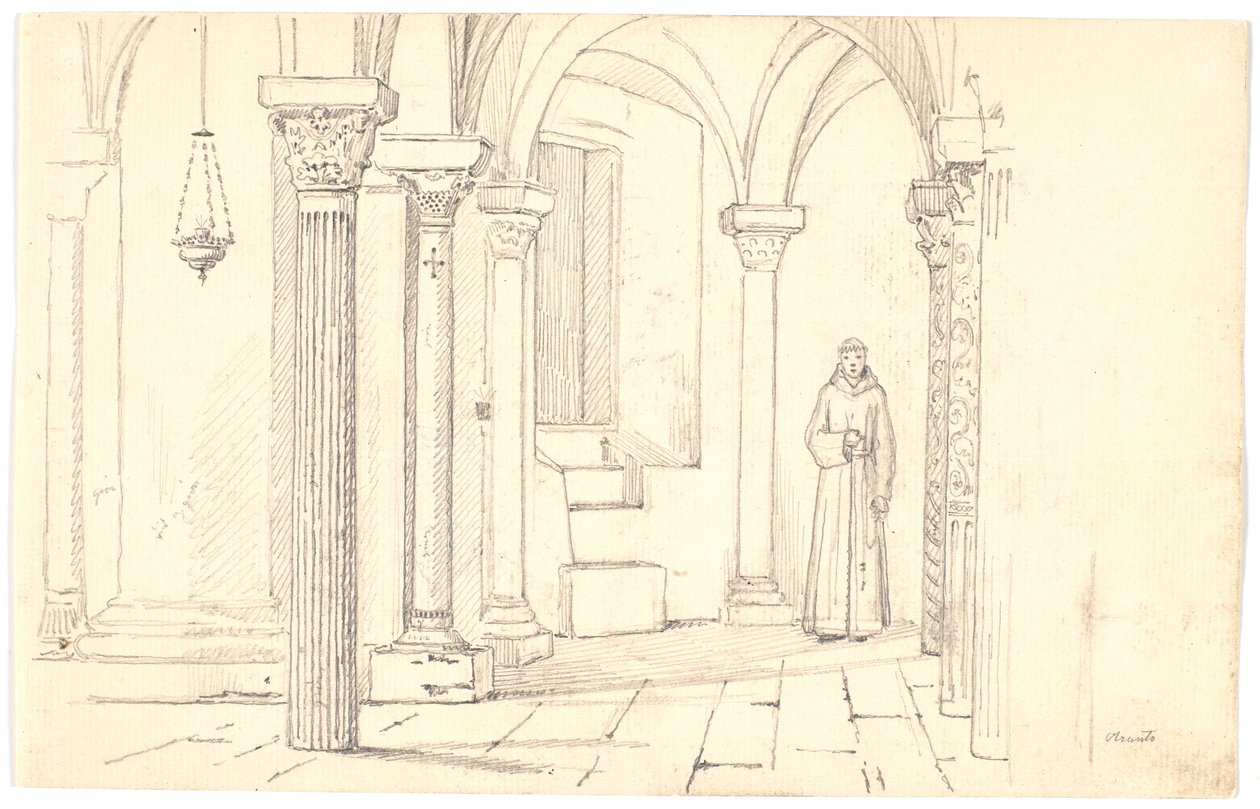 Krypta katedrály, Otranto od Martinus Rørbye